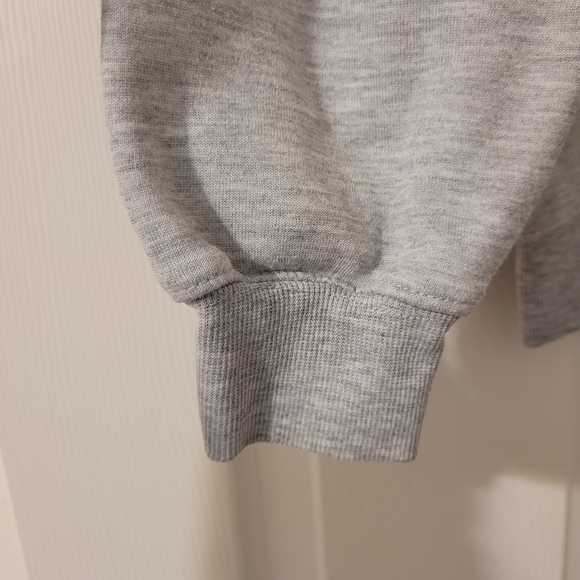 Wound Up Gray Crewneck Sweater - Fun Statement Design - Picture 3 of 3